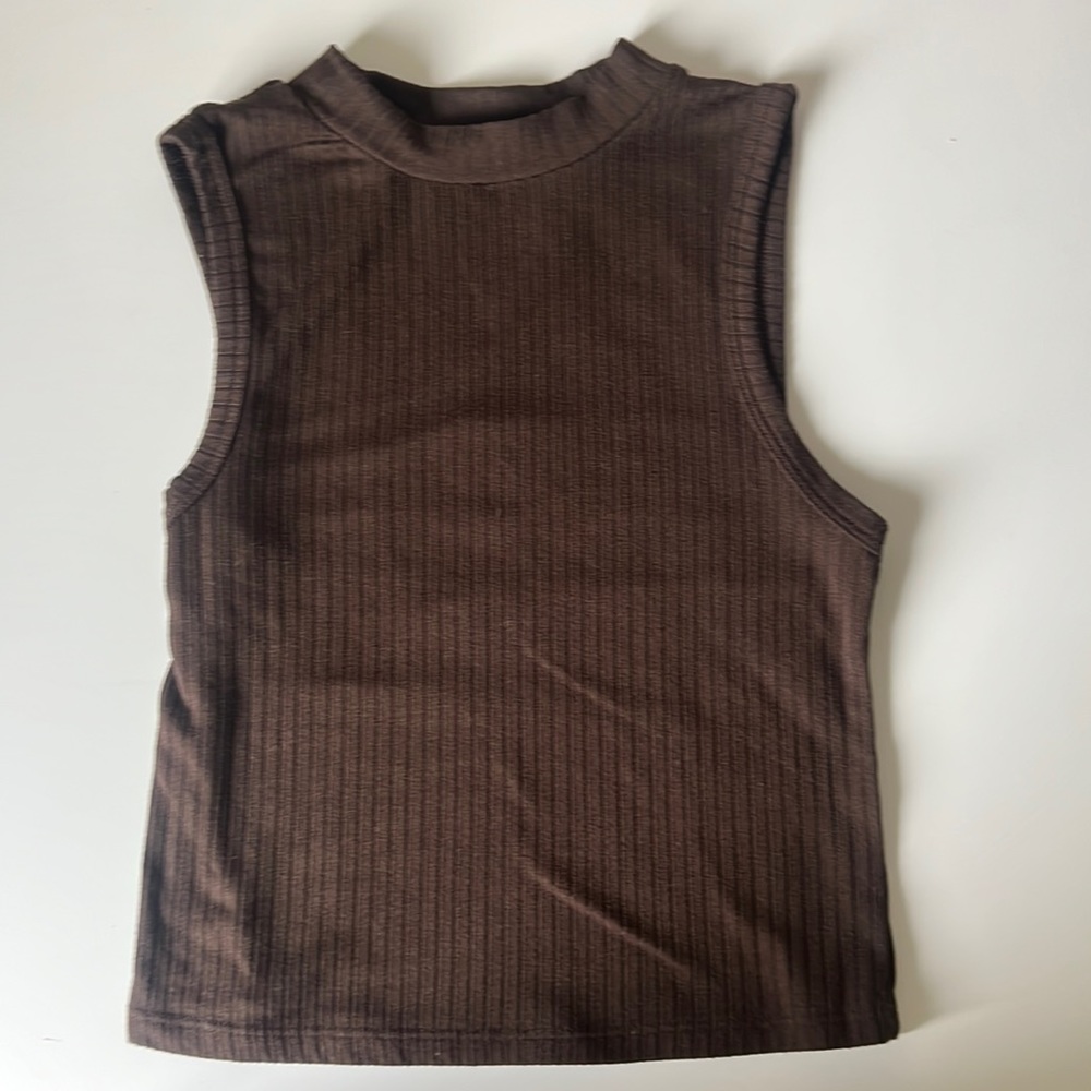Brown tank top for girls from Ardenes